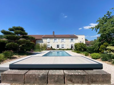 Terrasse Mobile Piscine, Couverture Automatique Piscine - Stylis DUO by EC'Creation