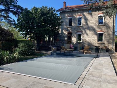 Terrasse Mobile Piscine, Couverture Automatique Piscine - Stylis DUO by EC'Creation